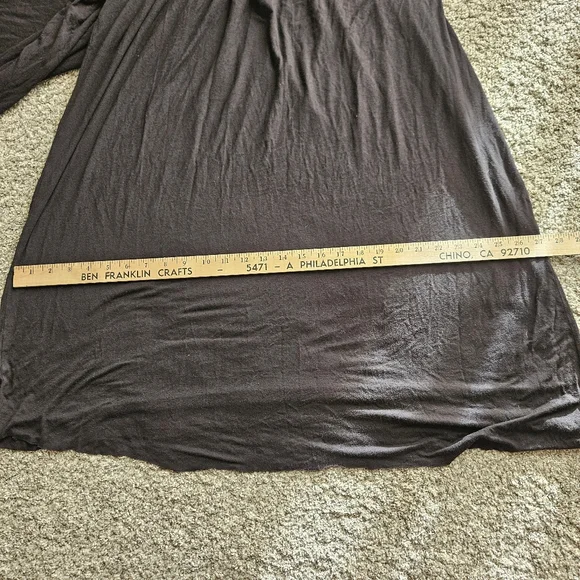 Free People Beach Wide Leg Rosebowl Jumpsuit Black Size Medium - Picture 9 of 12